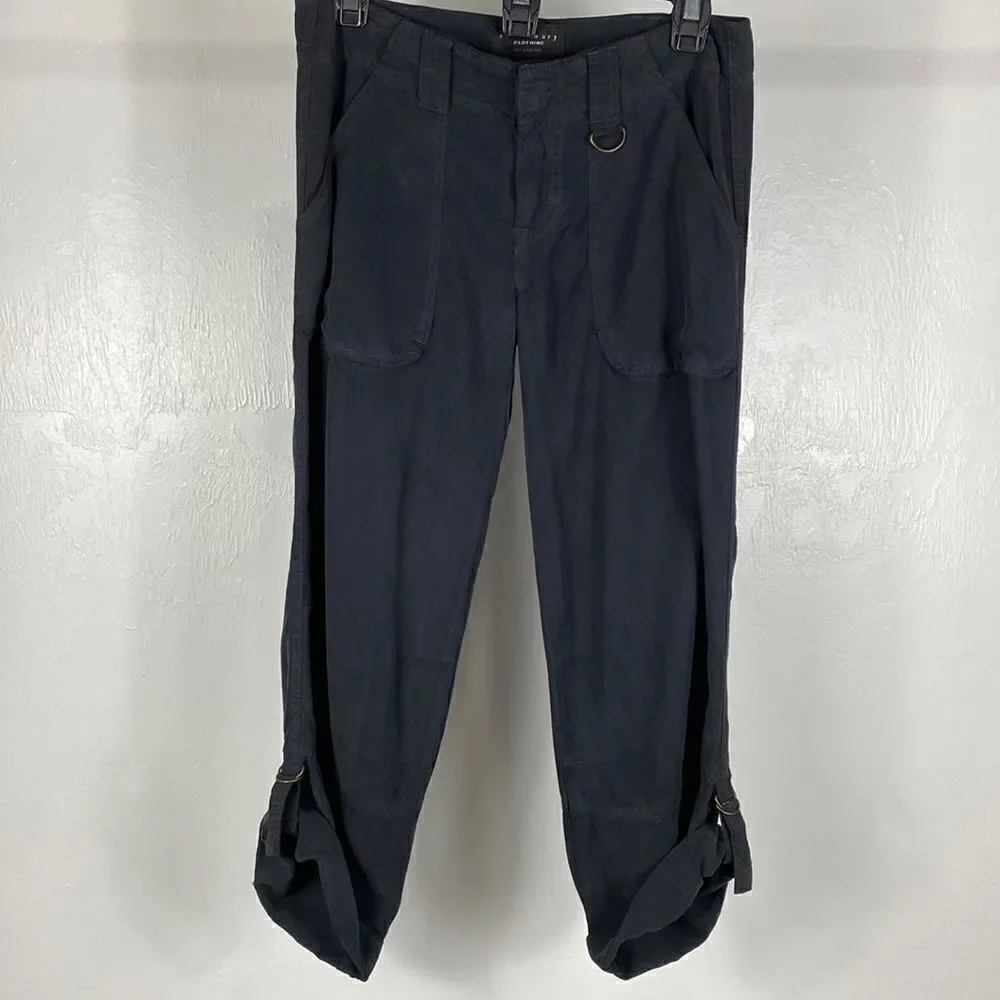 Sanctuary black color convertible cropped pants size 24
